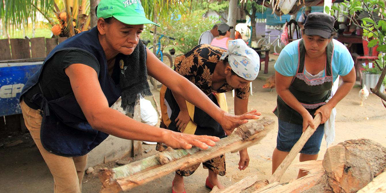 Apoyamos a las pequeñas y medianas empresas (PYME) como un medio para ayudar a las mujeres y sus familias a superar la pobreza. Foto: Oxfam en Honduras